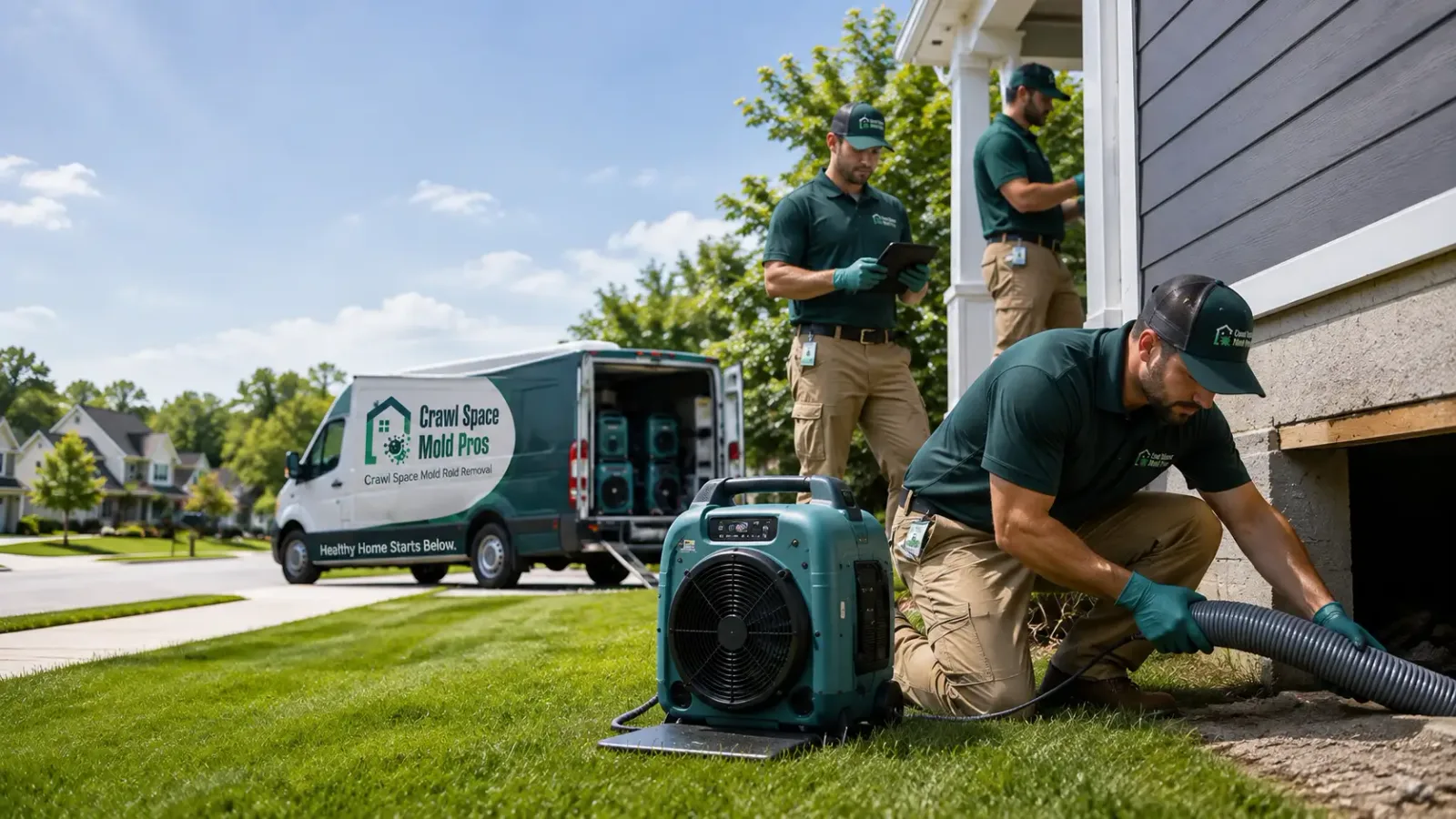 Crawl Space Mold Removal in Clifton, VA